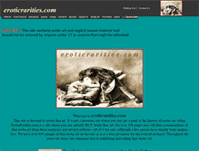 Tablet Screenshot of eroticrarities.com